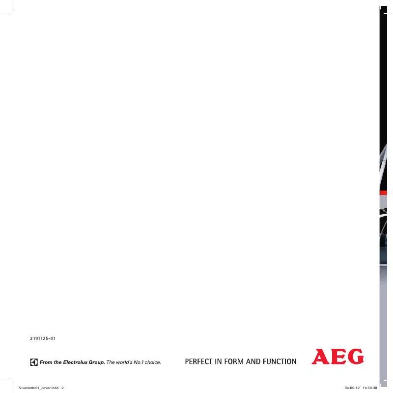 Mode d'emploi AEG-ELECTROLUX AV1161