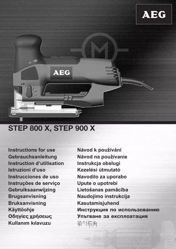 Mode d'emploi AEG STEP 900 X