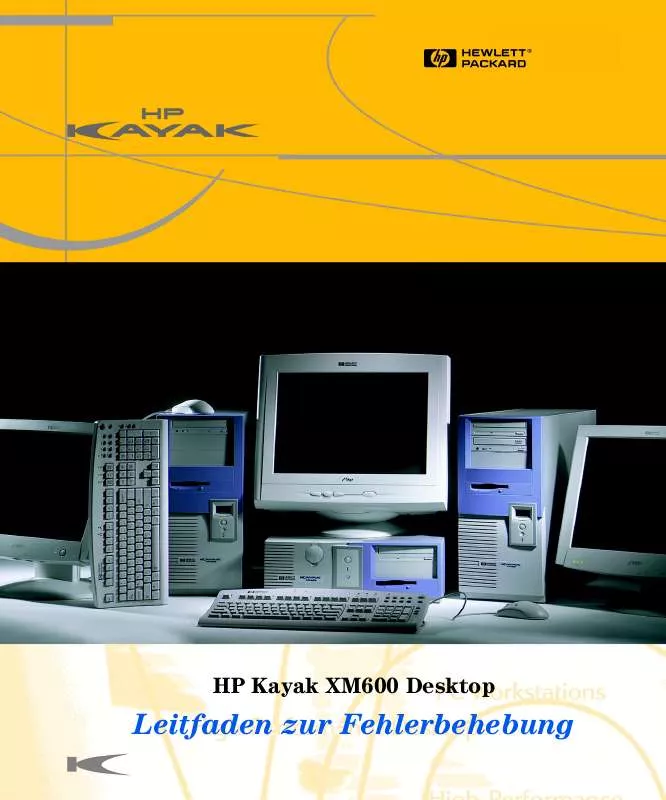 Mode d'emploi HP KAYAK XM600