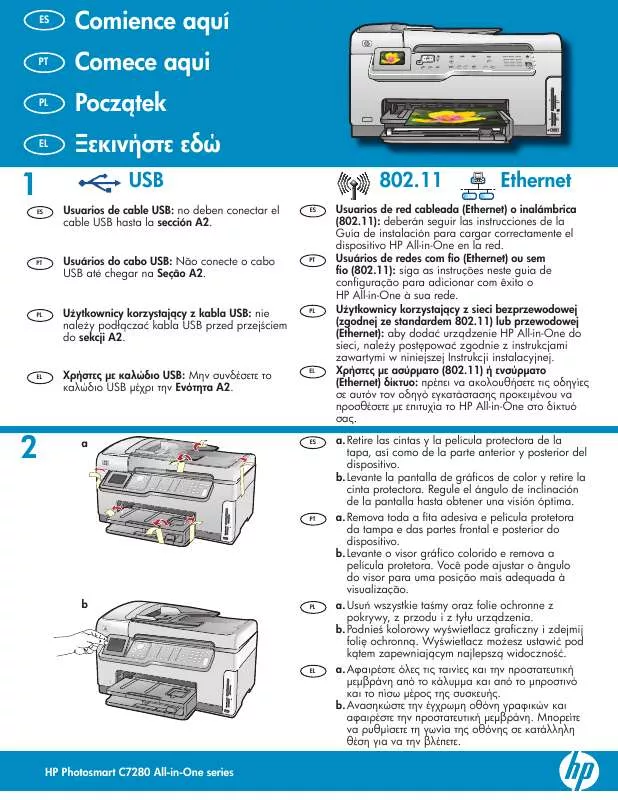 Mode d'emploi HP photosmart c7200 all-in-one