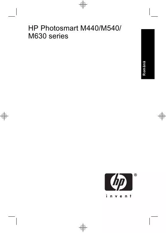 Mode d'emploi HP PHOTOSMART M540