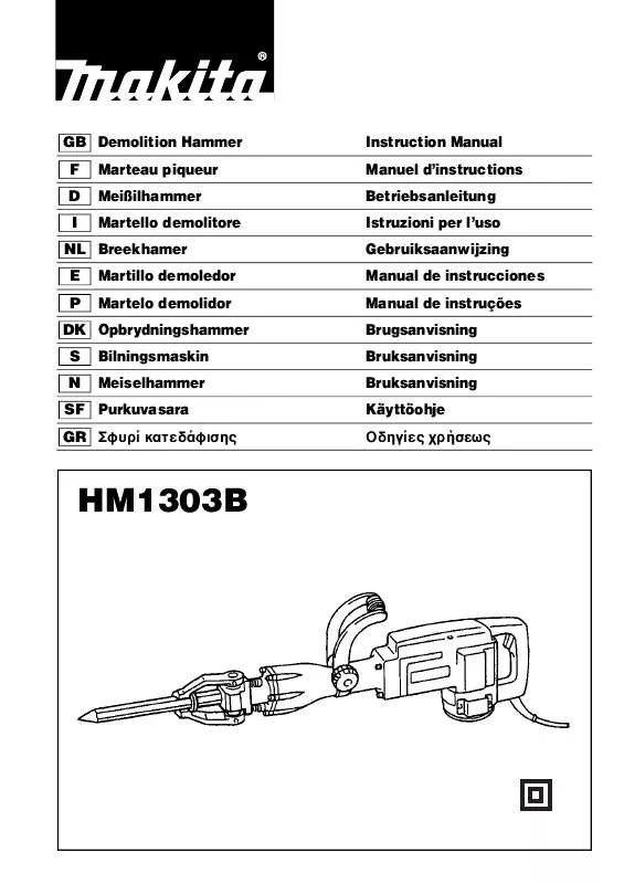 Mode d'emploi MAKITA HM1303B