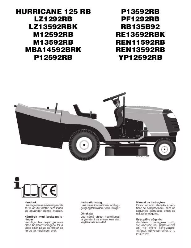 Mode d'emploi MCCULLOCH YP12592RB