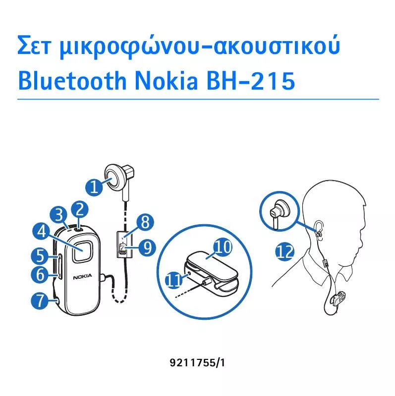Mode d'emploi NOKIA BH-215