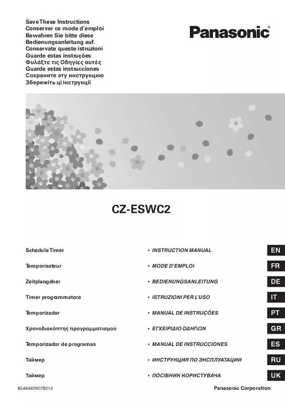Mode d'emploi PANASONIC CZ-ESWC2