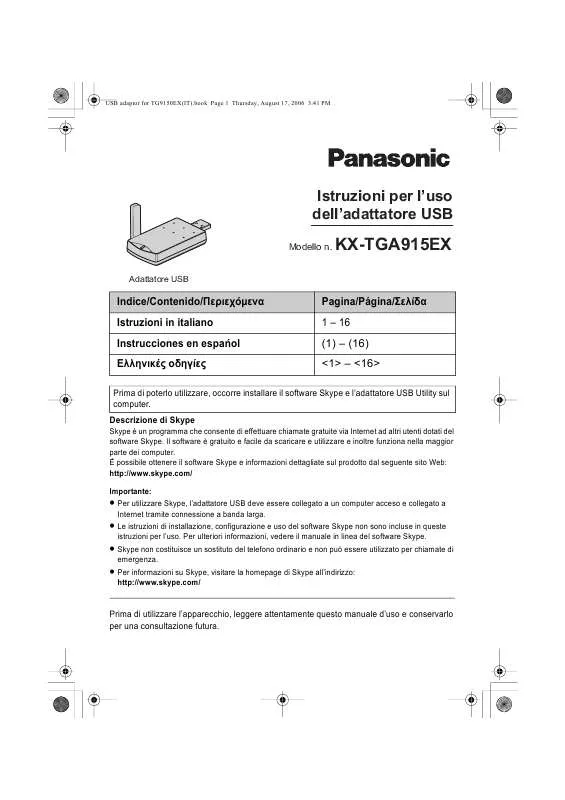 Mode d'emploi PANASONIC KX-TG9150EX