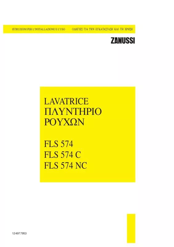 Mode d'emploi ZANUSSI FLS574C