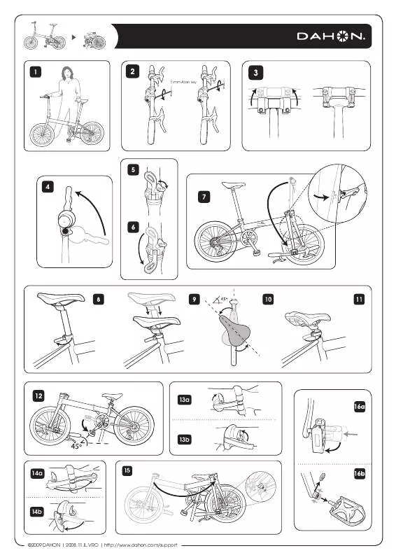 Mode d'emploi DAHON 20 INCH VRO