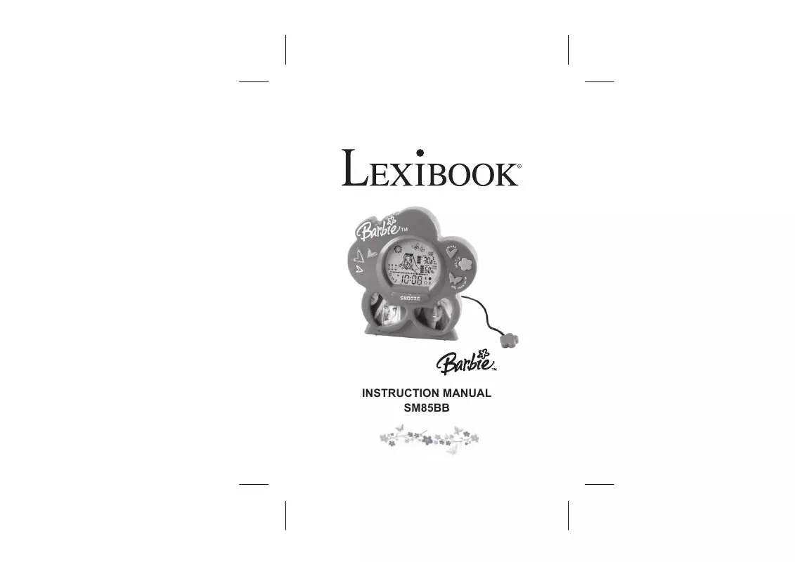 Mode d'emploi LEXIBOOK SM85BB