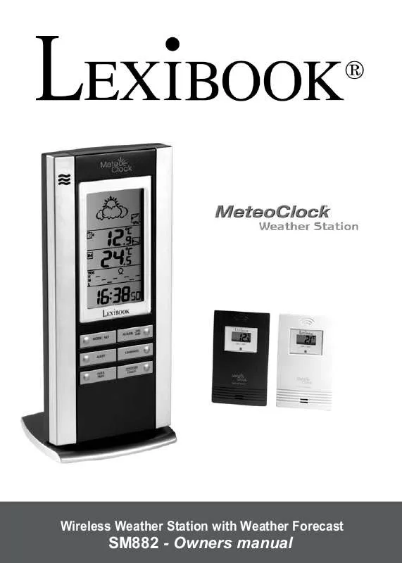 Mode d'emploi LEXIBOOK SM882