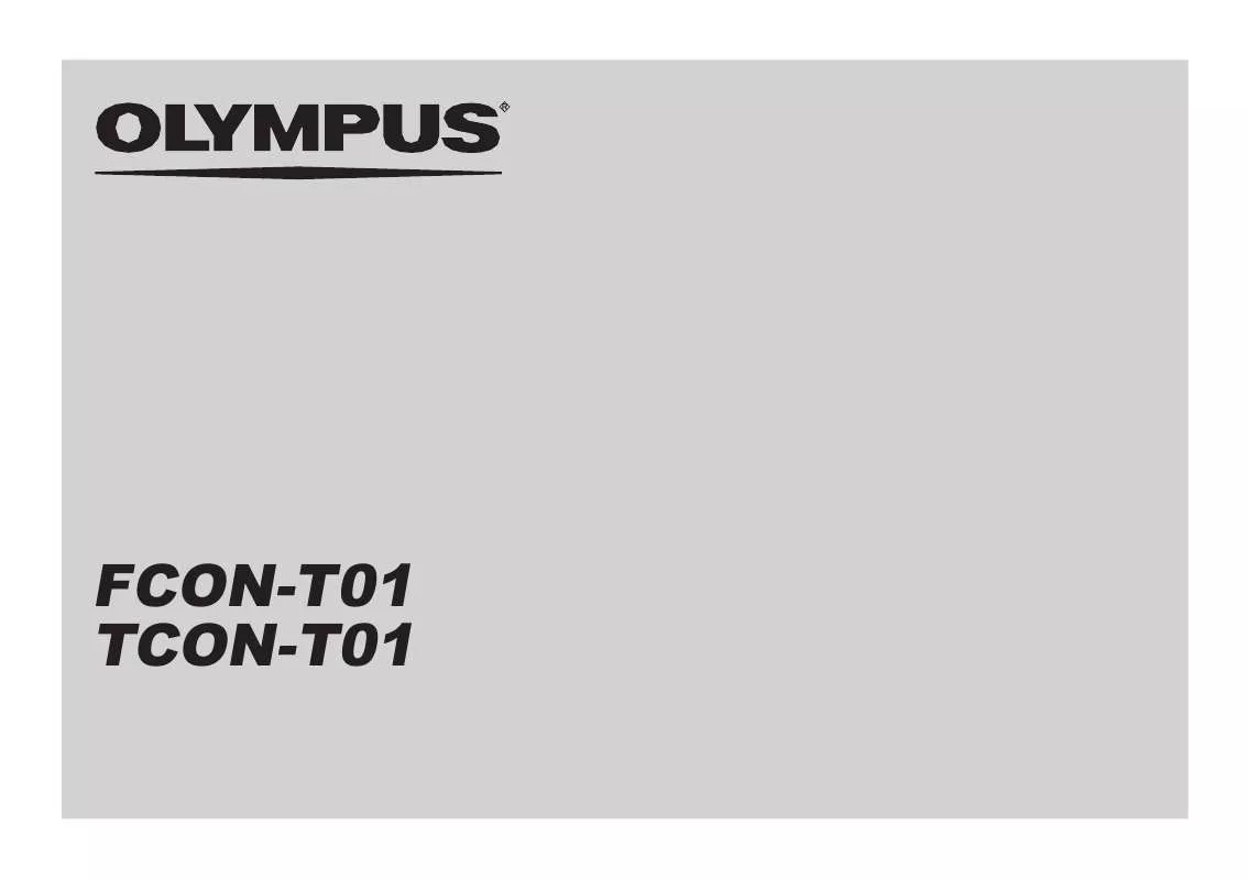 Mode d'emploi OLYMPUS TCON-T01