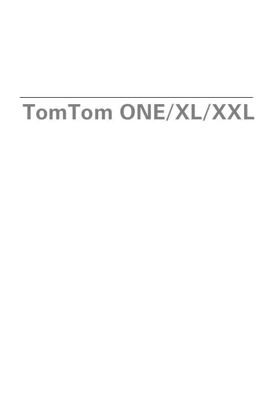 Mode d'emploi TOMTOM XXL IQ ROUTES