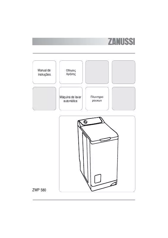 Mode d'emploi ZANUSSI ZWP580 PT/GR